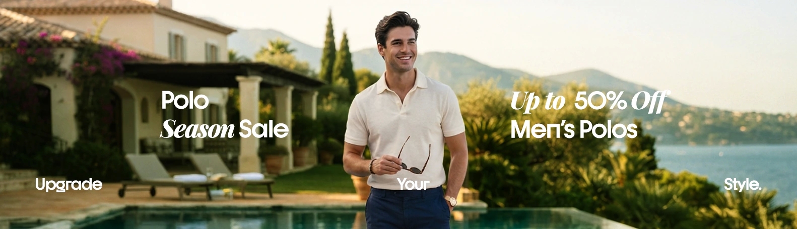 Polo Season Sale - Upgrade Your Style. Up to 50% Off Men's Polos